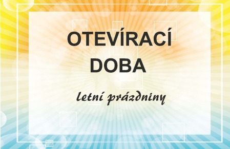 Otevírací doba během léta